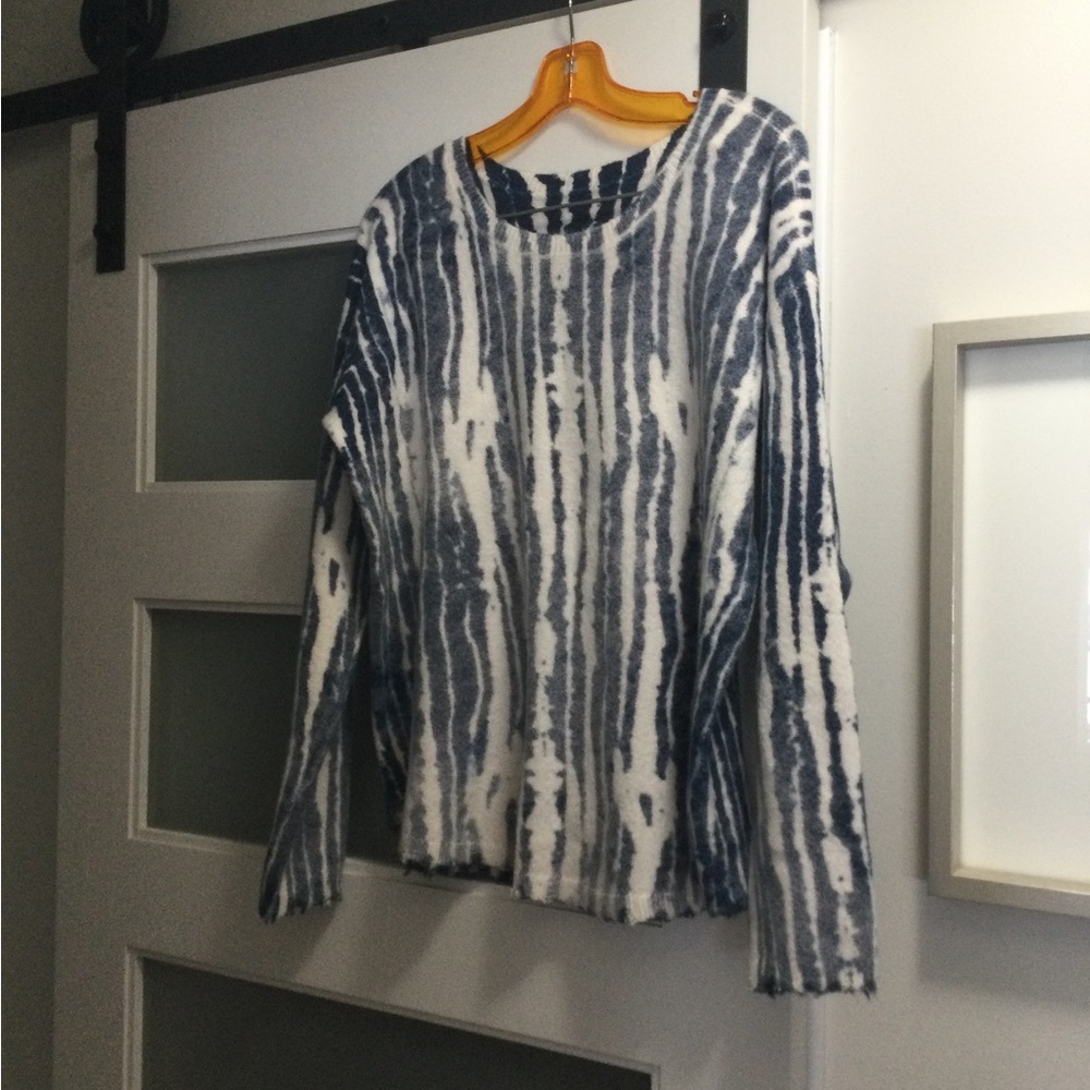 Habitat   Blue and White Sweater